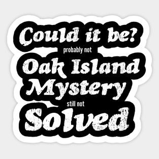 Funny Oak Island Merch Sticker